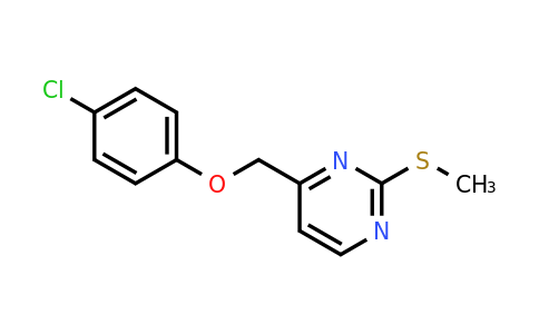 CAS 1243253-35-1 | 4-((4-Chlorophenoxy)methyl)-2-(methylthio)pyrimidine