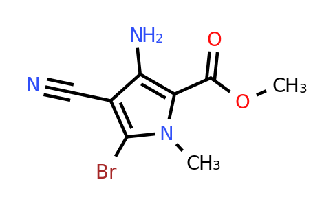CAS 1243279-21-1 | Methyl 3-amino-5-bromo-4-cyano-1-methyl-pyrrole-2-carboxylate