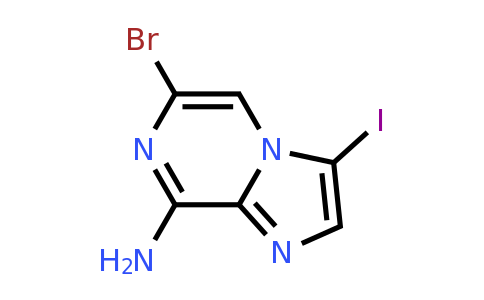 CAS 1243279-22-2 | 6-Bromo-3-iodoimidazo[1,2-A]pyrazin-8-amine