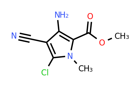 CAS 1243279-24-4 | Methyl 3-amino-5-chloro-4-cyano-1-methyl-1H-pyrrole-2-carboxylate
