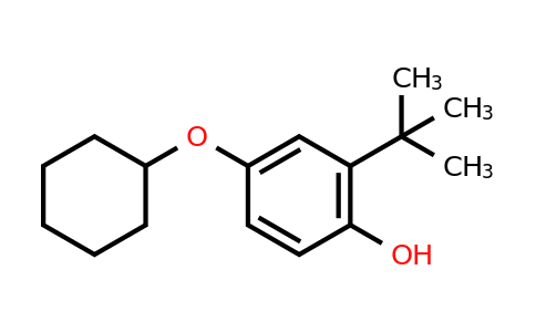 CAS 1243279-31-3 | 2-Tert-butyl-4-(cyclohexyloxy)phenol