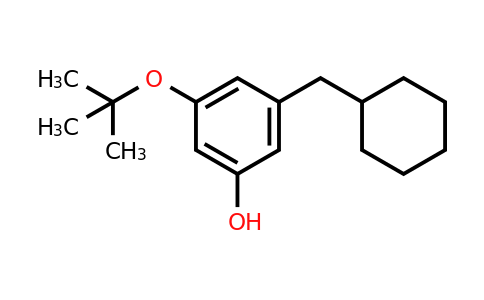 CAS 1243279-70-0 | 3-Tert-butoxy-5-(cyclohexylmethyl)phenol