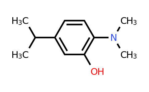 CAS 1243279-93-7 | 2-(Dimethylamino)-5-(propan-2-YL)phenol