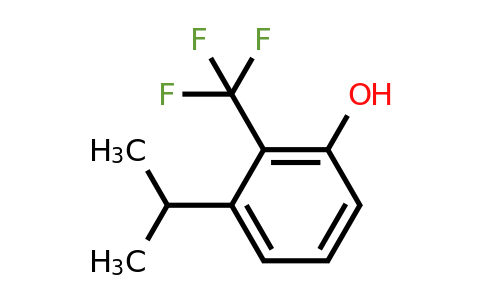 CAS 1243280-02-5 | 3-(Propan-2-YL)-2-(trifluoromethyl)phenol