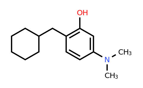 CAS 1243280-04-7 | 2-(Cyclohexylmethyl)-5-(dimethylamino)phenol