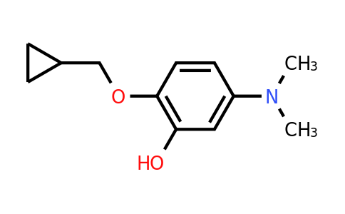 CAS 1243280-07-0 | 2-(Cyclopropylmethoxy)-5-(dimethylamino)phenol