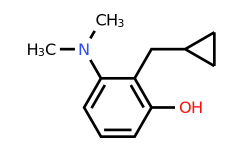 CAS 1243280-08-1 | 2-(Cyclopropylmethyl)-3-(dimethylamino)phenol