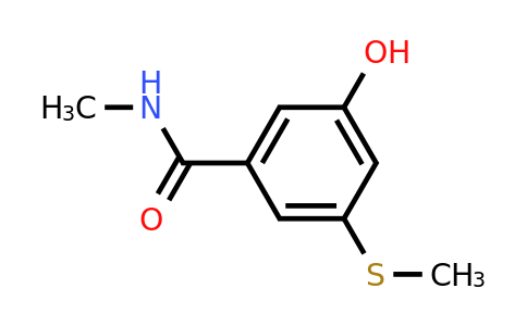 CAS 1243280-31-0 | 3-Hydroxy-N-methyl-5-(methylsulfanyl)benzamide