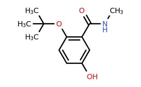 CAS 1243280-40-1 | 2-Tert-butoxy-5-hydroxy-N-methylbenzamide