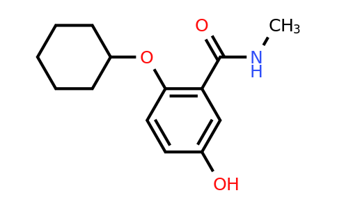CAS 1243280-67-2 | 2-(Cyclohexyloxy)-5-hydroxy-N-methylbenzamide
