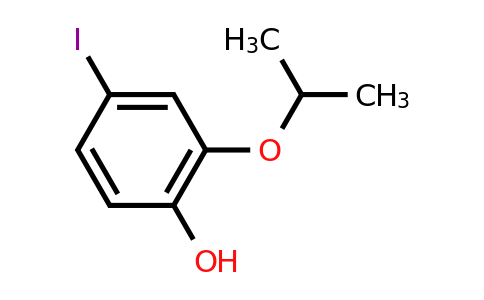 CAS 1243280-74-1 | 4-Iodo-2-(propan-2-yloxy)phenol