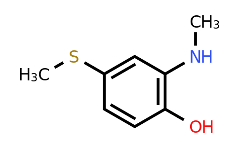 CAS 1243280-82-1 | 2-(Methylamino)-4-(methylsulfanyl)phenol