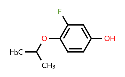 CAS 1243280-91-2 | 3-Fluoro-4-(propan-2-yloxy)phenol