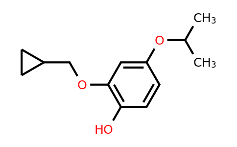 CAS 1243281-02-8 | 2-(Cyclopropylmethoxy)-4-isopropoxyphenol