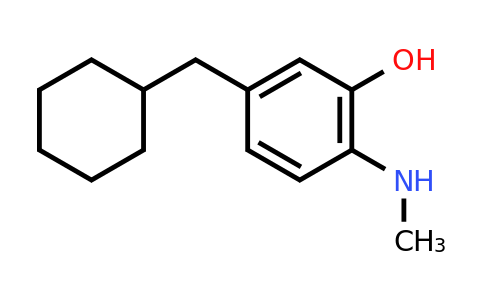 CAS 1243281-04-0 | 5-(Cyclohexylmethyl)-2-(methylamino)phenol