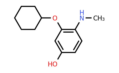 CAS 1243281-10-8 | 3-(Cyclohexyloxy)-4-(methylamino)phenol