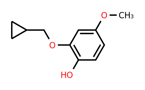 CAS 1243281-34-6 | 2-(Cyclopropylmethoxy)-4-methoxyphenol