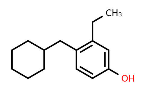 CAS 1243281-49-3 | 4-(Cyclohexylmethyl)-3-ethylphenol