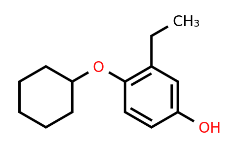 CAS 1243281-51-7 | 4-(Cyclohexyloxy)-3-ethylphenol