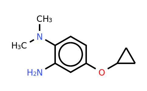 CAS 1243281-54-0 | 4-Cyclopropoxy-1-N,1-N-dimethylbenzene-1,2-diamine