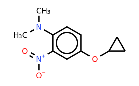 CAS 1243281-55-1 | 4-Cyclopropoxy-N,n-dimethyl-2-nitroaniline