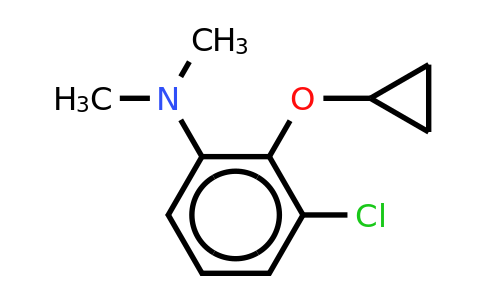 CAS 1243281-59-5 | 3-Chloro-2-cyclopropoxy-N,n-dimethylaniline