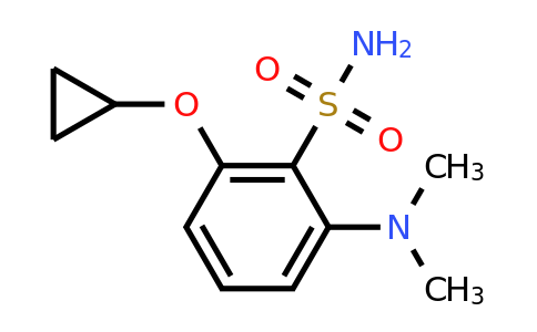 CAS 1243281-60-8 | 2-Cyclopropoxy-6-(dimethylamino)benzenesulfonamide