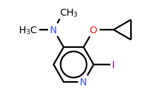 CAS 1243281-61-9 | 3-Cyclopropoxy-2-iodo-N,n-dimethylpyridin-4-amine