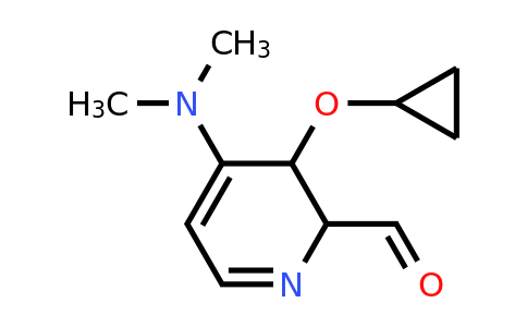 CAS 1243281-62-0 | 3-Cyclopropoxy-4-(dimethylamino)-2,3-dihydropyridine-2-carbaldehyde