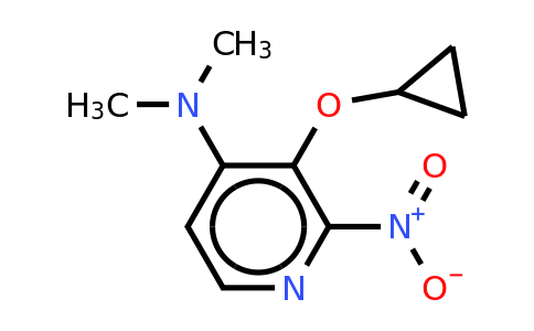 CAS 1243281-63-1 | 3-Cyclopropoxy-N,n-dimethyl-2-nitropyridin-4-amine