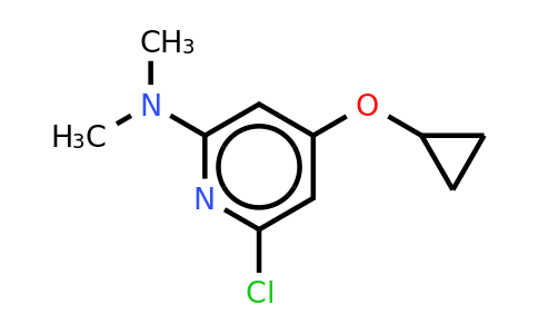 CAS 1243281-73-3 | 6-Chloro-4-cyclopropoxy-N,n-dimethylpyridin-2-amine