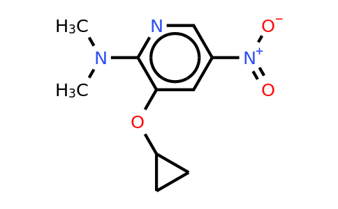 CAS 1243281-76-6 | 3-Cyclopropoxy-N,n-dimethyl-5-nitropyridin-2-amine