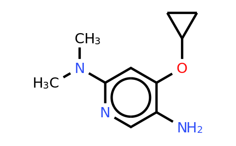 CAS 1243281-77-7 | 4-Cyclopropoxy-2-N,2-N-dimethylpyridine-2,5-diamine