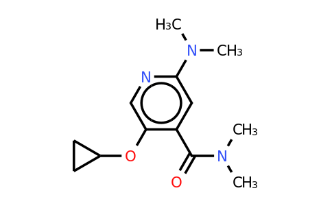 CAS 1243281-78-8 | 5-Cyclopropoxy-2-(dimethylamino)-N,n-dimethylisonicotinamide