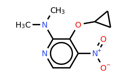 CAS 1243281-81-3 | 3-Cyclopropoxy-N,n-dimethyl-4-nitropyridin-2-amine