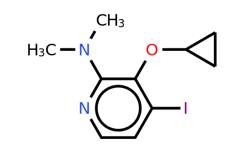 CAS 1243281-82-4 | 3-Cyclopropoxy-4-iodo-N,n-dimethylpyridin-2-amine