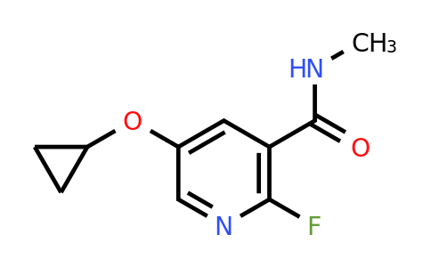 CAS 1243281-88-0 | 5-Cyclopropoxy-2-fluoro-N-methylnicotinamide