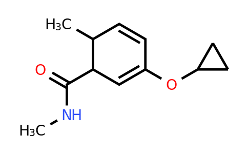 CAS 1243281-91-5 | 3-Cyclopropoxy-N,6-dimethylcyclohexa-2,4-dienecarboxamide