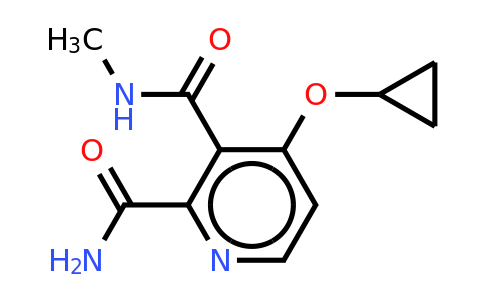 CAS 1243281-94-8 | 4-Cyclopropoxy-N3-methylpyridine-2,3-dicarboxamide