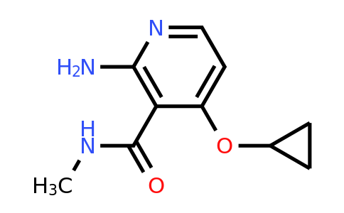 CAS 1243281-95-9 | 2-Amino-4-cyclopropoxy-N-methylnicotinamide