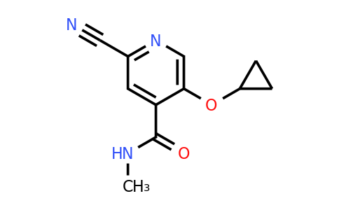 CAS 1243281-99-3 | 2-Cyano-5-cyclopropoxy-N-methylisonicotinamide