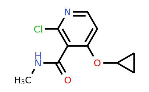 CAS 1243282-00-9 | 2-Chloro-4-cyclopropoxy-N-methylnicotinamide