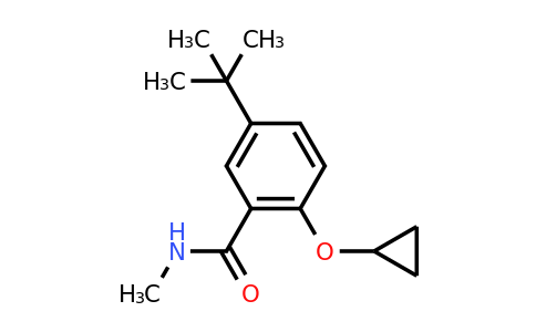CAS 1243282-05-4 | 5-Tert-butyl-2-cyclopropoxy-N-methylbenzamide