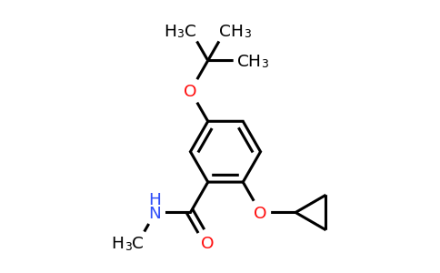 CAS 1243282-08-7 | 5-Tert-butoxy-2-cyclopropoxy-N-methylbenzamide