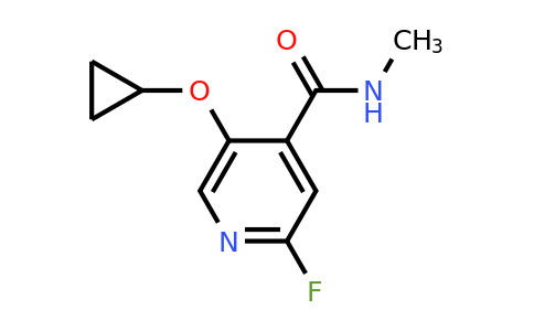 CAS 1243282-11-2 | 5-Cyclopropoxy-2-fluoro-N-methylisonicotinamide