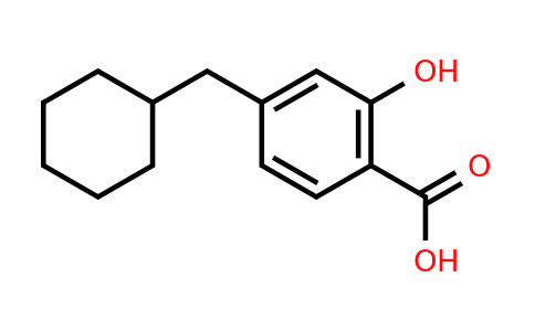 CAS 1243282-14-5 | 4-(Cyclohexylmethyl)-2-hydroxybenzoic acid