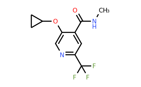 CAS 1243282-20-3 | 5-Cyclopropoxy-N-methyl-2-(trifluoromethyl)isonicotinamide