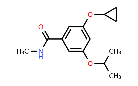 CAS 1243282-24-7 | 3-Cyclopropoxy-5-isopropoxy-N-methylbenzamide