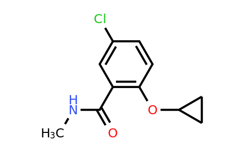 CAS 1243282-27-0 | 5-Chloro-2-cyclopropoxy-N-methylbenzamide