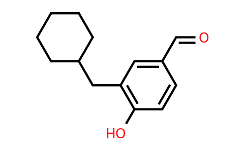 CAS 1243282-28-1 | 3-(Cyclohexylmethyl)-4-hydroxybenzaldehyde